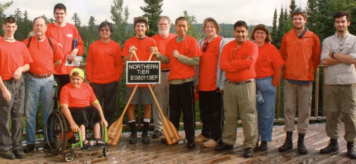 Special needs Scouting crew at Northern Tier