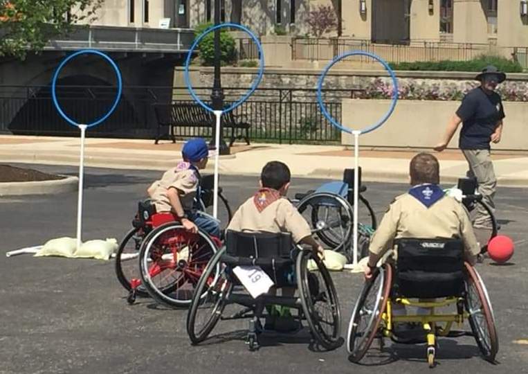 Wheelchair Quiddich at 3 Fires Wizards Academy