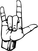 American Sign Language for I Love You