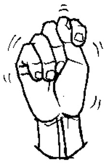 American Sign Language for toilet