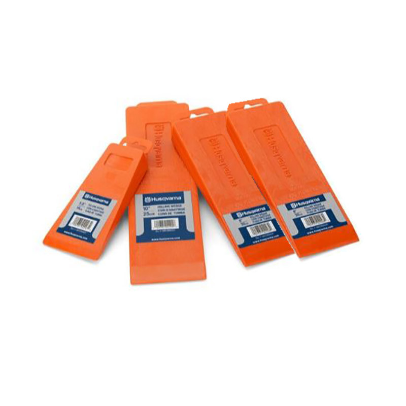 Plastic wedges to prop up wheels of chairs