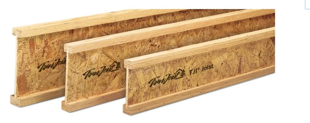 I-joist lumber for ramps